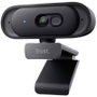 Trust Tomar 26141 Webcam QHD 2K con Obturador de Privacidad, Negro